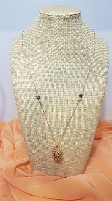 Collier de grossesse Amethyste