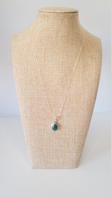 Pendentif Argent 925 Malachite