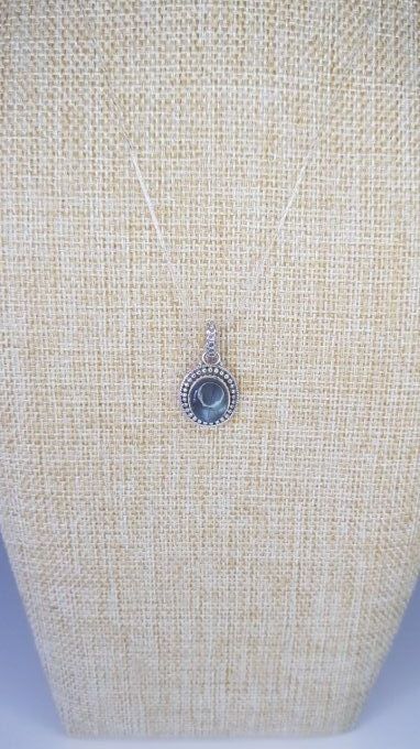 Pendentif Argent 925 Labradorite