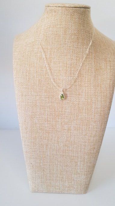 Mini pendent Argent 925 Péridot