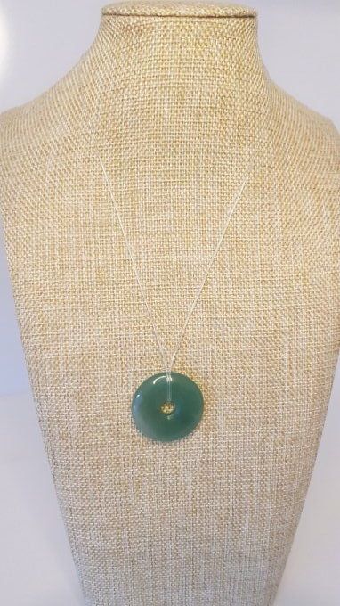 Pendentif donuts Aventurine