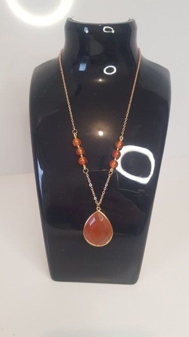 Collier Cornaline